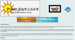 Desktop Screenshot of dfwsunclub.org